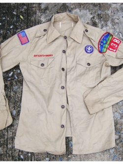 ขายแล้ว เสื้อลูกเสือแขนยาว อเมริกา