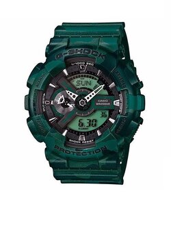 Casio G-Shock นาฬิกาข้อมือผู้ชาย สายเรซิ่น รุ่น GA-110CM-3AER - Green
