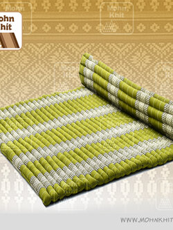 ที่นอนระนาดจัมโบ้ ที่นอนสุขภาพ ไม่ปวดหลัง 6 ฟุต(180x180Cm) //Wave mattresses Spa//Our traditional roll-up Thai Mattress is hand stuffed with natural kapok.