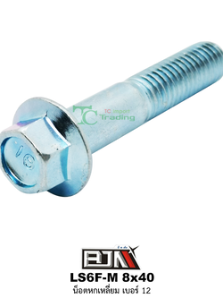 LS6F-M 8x40 น็อตหกเหลี่ยมเบอร์ 12 ( 1 ถุงมี 20 ตัว )
