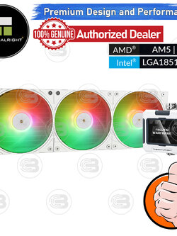 [CoolBlasterThai] Thermalright FROZEN WARFRAME 360 WHITE ARGB AIO Liquid CPU Cooler (AM5/LGA1851 Ready) ประกัน 5 ปี