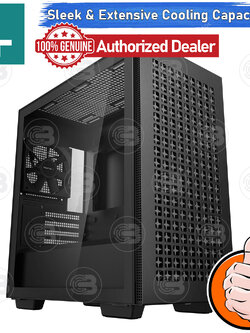 [CoolBlasterThai] DEEPCOOL CH370 Micro-ATX High-Airflow PC Case ประกัน 1 ปี