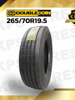 265/70R19.5 16PR ยี่ห้อ DOUBLECOIN รุ่น RT600 ยางรถบรรทุกเรเดียล