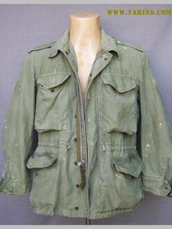 ขายแล้ว เสื้อทหารสหรัฐ M1951 pattern 1 สภาพผ่านสงคราม Small Short