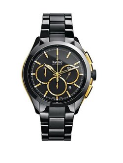 Rado Hyperchrome Chronograph Black Dial Black Ceramic Men's Watch รุ่น R32277152