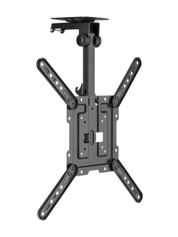 New! FCM-3255 ขาแขวนทีวี แบบพับเก็บไว้บนเพดานได้ สำหรับทีวีขนาด 23 - 55 นิ้ว, Max VESA 75x75 up to 400x400(mm), weight capacity 20 Kg.