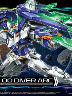 พร้อมส่ง HG 1/144 Gundam 00 Diver Arc