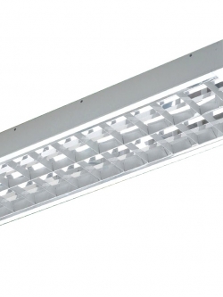 โคมตะแกรงฝังฝ้า 1x18W ขนาด กว้าง 305 x ยาว 645 x สูง 80 mm.