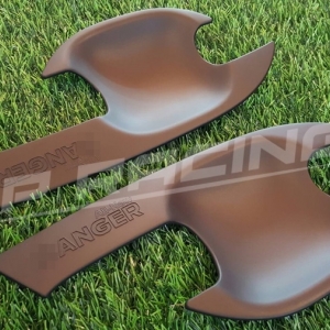 เบ้ามือจับประตูดำด้าน 2 ชิ้น