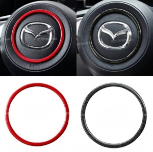 กรอบโลโก้พวงมาลัย Mazda2