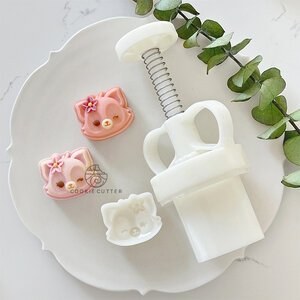 เซ็ตพิมพ์กดขนม เซ็ตพิมพ์กดคุกกี้ พิมพ์กดอาลัวมินิ ลายลินนาเบล 20-30 กรัม