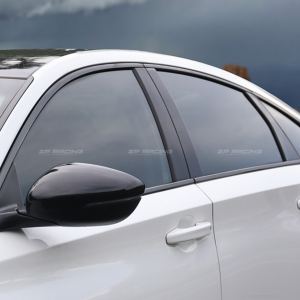 คิ้วกระจกรอบคัน 12 ชิ้น Honda Accord G10 สีดำ Titanium Black