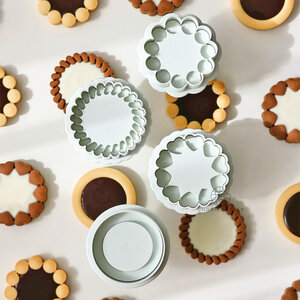 Basic Jam cookie stamp 4 ลาย พิมพ์กดคุกกี้แยม แบรนด์ Amagour