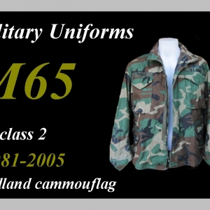 คำสั่งผลิตเสื้อ M65 Class 2 woodland 1982-2005