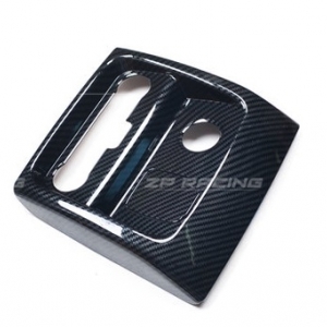 ครอบชุดควบคุมปรับอากาศตอนหลัง Ford Everest ลายคาร์บอน