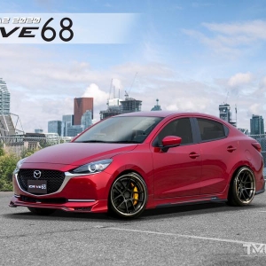ชุดแต่ง Mazda 2 รุ่น DRIVE 68 สำหรับรุ่น 4 ประตู