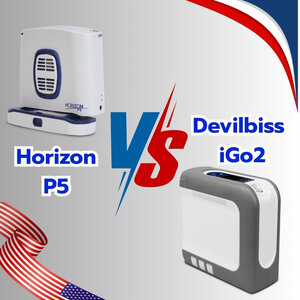 เปรียบเทียบเครื่องผลิตออกซิเจนพกพา: Devilbiss iGo2 (อเมริกา) vs Horizon P5 (ฝรั่งเศส)