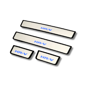 คิ้วบันไดสเตนเลสมีไฟ LED Honda HR-V e:HEV รุ่น OEM(ทรงศูนย์) มีไฟ LED