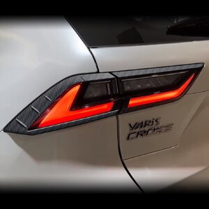 กรอบไฟท้าย ครอบไฟท้าย โตโยต้ายาริสครอส Toyota Yaris Cross