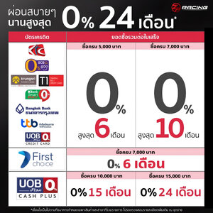 โปรโมชั่นบัตรเครดิต (เฉพาะร้านสาขาปทุมธานี)