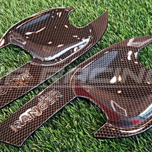 เบ้ามือจับประตูคาร์บอน 2 ชิ้น