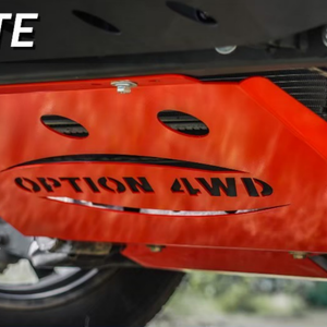 กันแคร้ง Option 4WD สีแดง