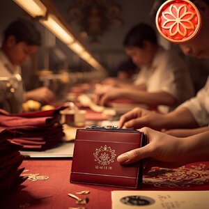 เบื้องหลังงานผลิตกระเป๋าสตางค์มงคลครบวงจร จากโรงงานจริง Meidea Premium