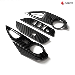 ชุดครอบสวิทช์กระจกประตู Corolla Cross ลายคาร์บอน 4 ชิ้น