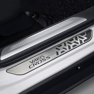 คิ้วบันได สคัฟเพลท โตโยต้ายาริสครอส Toyota Yaris Cross รุ่น OE Style