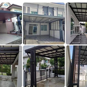 ช่างต่อเติมครัวหลังบ้าน โทร 090-8944938 ประตูรั้วบ้านสแตนเลส โครงหลังคา ต่อเติมครัวหลังบ้าน ช่างบิ้วอิน หลังคากัน