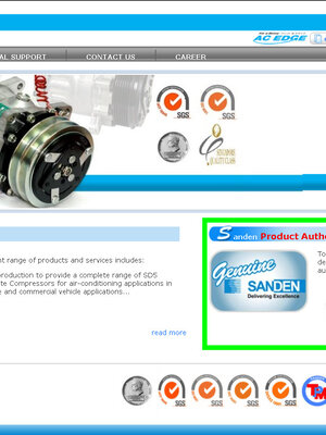 วิธีเช็ค คอมเพลสเซอร์ Sanden 508 แท้ เบื้อต้น เเละ เช็ค Serial number