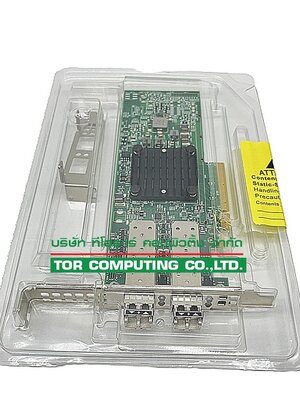 Dell 0GMW01 [TorCompTH Thailand ขายจำหน่าย ราคา] Dell Broadcom 57412 Dual Port 10Gb SFP+ Adapter (include Low Profile and Full Height Bracket), with 10Gb SFPs x2
