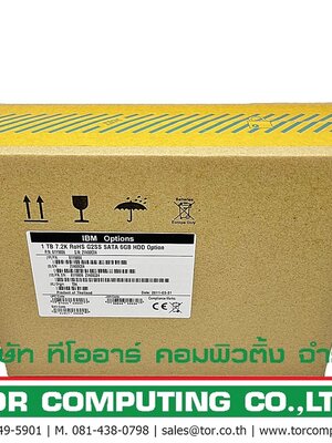 NEW IBM 81Y9806, 81Y9807 [TorCompTH Thailand ขายจำหน่าย ราคา] BM 1TB 7.2K 6G 3.5" NL SATA HDD Simple Swap for System x3100 M5