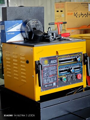 เครื่องดัดเหล็กเส้น OPOR รุ่น RB 25 | ดัดได้จริง ดัดได้แรง รองรับเหล็ก 25 มม.