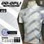 DOOD SPORT DD-DPL1 เสื้อคอปกพิมพ์ลาย ผ้าไมโคร 6 เหลี่ยม(รังผึ้ง) สีขาว