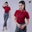 PEGAN POLO SPORT 16-24077-78 เสื้อคอปก เสื้อโปโลสปอร์ต แขนสั้น สีแดงเลือดหมู CS