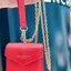 Givenchy Perfume bag ขนาด 9x10x5 cm. พร้อมสายโซ่ /สายคล้องมือ ของแท้