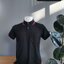 EG POLO เสื้อโปโล เสื้อคอกปก เสื้อยูนิฟอร์ม สีดำขลิบแดง