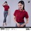 PEGAN POLO SPORT 16-24077-78 เสื้อคอปก เสื้อโปโลสปอร์ต แขนสั้น สีแดงเลือดหมู CS