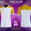 เสื้อกีฬา เรียล XPESSION RAX020 สีขาว-เหลืองทอง