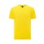 BM008 SPORT COLLECTION เสื้อยืดคอกลม ทอลายผ้าในตัว สีเหลือง สำเนา