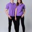 PEGAN เสื้อโปโลสปอร์ต เสื้อโปโลเบสิค PEGAN 16-21056(ชาย) 16-21055(หญิง) ม่วง