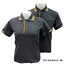 NV POLO เสื้อโปโล เสื้อคอปก เสื้อสำเร็จรูป ยูนิฟอร์ม สีเทาขลิบส้มขาว