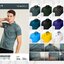 CADANZA CDL-6 SBL เสื้อโปโลสปอร์ต เสื้อโปโล เสื้อคอปก สีฟ้า