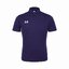 WARRIX PIN POLO Shirt เสื้อโปโล วอริกซ์ แขนสั่น ตัดต่อแบบไหล่ล้ำ สีกรมท่า DB