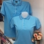 EG POLO เสื้อโปโล เสื้อคอปก เสื้อสำเร็จรูป ยูนิฟอร์ม สีฟ้าใสขลิบฟ้าเข้ม