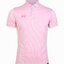 Warrix Vaffle Polo Shirt รหัส WA-222PLACL34 เสื้อโปโล วอริกซ์ แขนสั่น สีชมพู P1