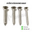 เกลียวปล่อยสแตนเลส 304 หัวเตเปอร์ ปลายแหลม ผลิตจากสแตนเลส 304 แท้ 100%