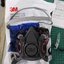 หน้ากาก 3M6200 + ตลับกรอง 3M2097 สำหรับกรองฝุ่น กรองสารเคมี
