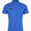 WARRIX PIN POLO Shirt เสื้อโปโล วอริกซ์ แขนสั่น ตัดต่อแบบไหล่ล้ำ สีน้ำเงิน BB